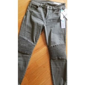 Audrey Moto Detail Skinny Pant